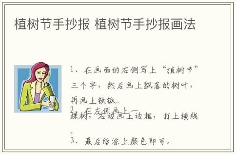植樹(shù)節(jié)手抄報(bào) 植樹(shù)節(jié)手抄報(bào)畫法