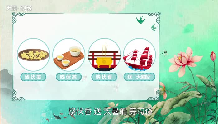 大暑習(xí)俗 大暑有什么習(xí)俗