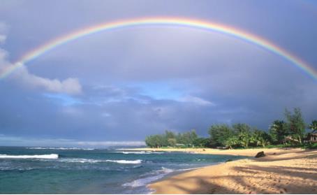 為什么雨后天上掛著彩虹?作文