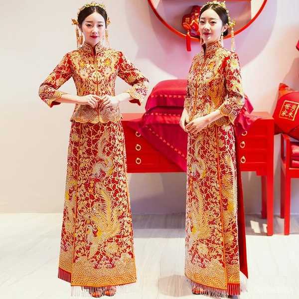 秀禾服、龍鳳褂，明星婚禮追捧的兩種婚服，你喜歡哪個(gè)？