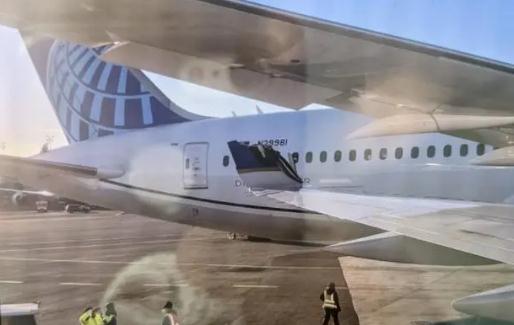 突發！美國兩架客機在機場相撞,一架還滿載乘客