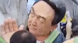 尹錫悅雕像為什么遭韓民眾用鞋底抽臉[真相曝光]