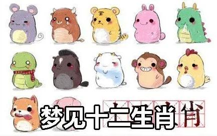 夢見十二生肖是什么意思,好不好,預示著什么