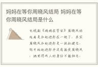 媽媽在等你周曉風結局 媽媽在等你周曉風結局是什么