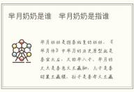 羋月奶奶是誰 羋月奶奶是指誰