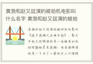 黃渤和趙又廷演的被劫機電影叫什么名字 黃渤和趙又廷演的被劫機電影