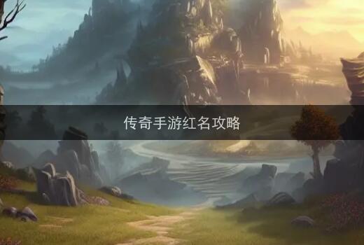傳奇手游紅名攻略 傳奇手游紅名攻略 傳奇手游避免成為紅名攻略