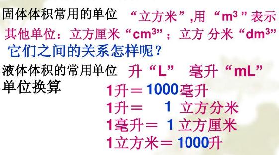 1升等于多少立方分米 1升等于多少立方分米?