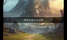 傳奇手游紅名攻略  傳奇手游避免成為紅名攻略