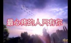 最心疼的人只有你歌詞含義(最心疼的人只有你歌詞)