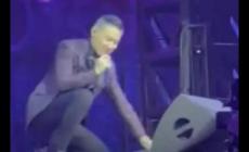 張學友演唱會上突然頭暈跌倒  怎么回事呢