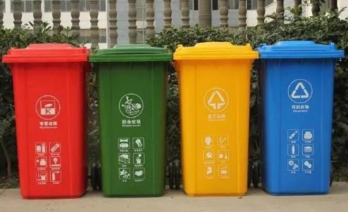 垃圾分類垃圾桶顏色各代表什么