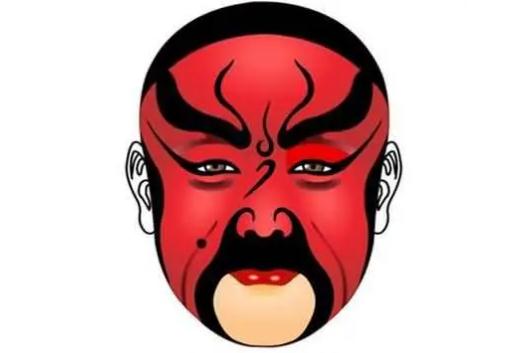 京劇臉譜表示忠勇義烈的是什么顏色