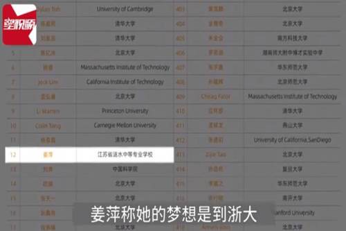 浙大招生辦回應姜萍想報考,結果如何?
