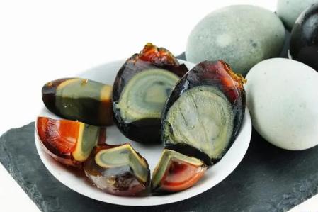 黃石松花皮蛋用英語怎么說