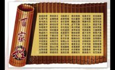 百家姓完整版 百家姓完整版注音版