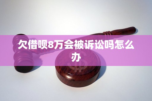 欠借唄8萬會被訴訟嗎怎么辦 欠借唄8萬會被訴訟嗎怎么辦