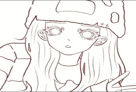 教你給線稿上色教程