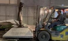 臺(tái)灣唯一“慰安婦”銅像918當(dāng)天被移除