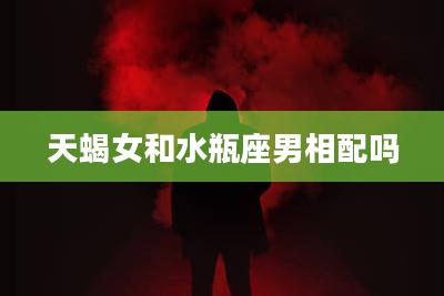 天蝎女和水瓶座男相配嗎