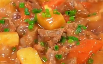 牛腩柿子的做法家庭