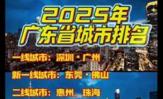 東莞是幾線城市2025 東莞是幾線城市啊
