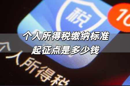 個人所得稅繳納標準起征點 個人所得稅繳納標準起征點是多少錢
